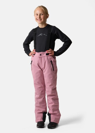 Ski Pants Jr Dark Rose/Black 140  Skibukser