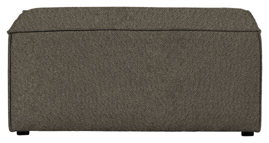 basiclabel Silvijn Puff 90x90 - Coffee bouclé Unoliving
