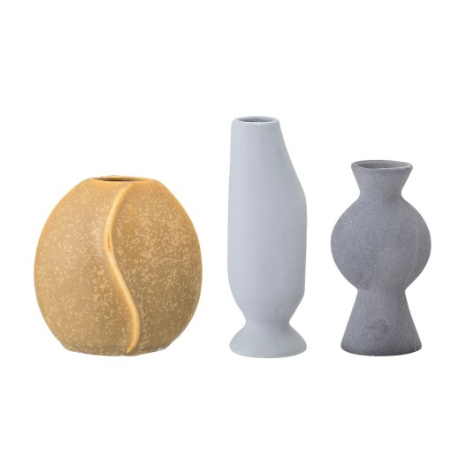 Bloomingville vase keramikk 3-stk. Multi
