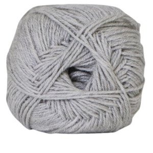 Hjertegarn Lana Cotton 212 Garn Farge 434 Lys Grå