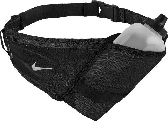 Nike Flex Stride Bottle Belt, drikkebelte One Size BLACK/BLACK/SILVER Nike Flex Stride Bottle Belt, drikkebelte One Size BLACK/BLACK/SILVER