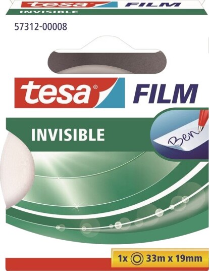 tesa film invisible tape 33m x 19mm Matte Transparent
