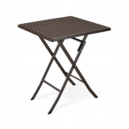 Sammenleggbart hagebord kaffebord rotting balkong 62 cm ModernHome Sammenleggbart hagebord kaffebord rotting balkong 62 cm ModernHome