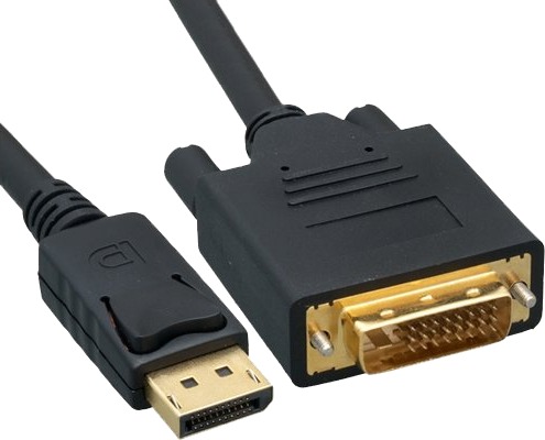 Sbox Dp-Dvi-2, 2 M, Displayport, Dvi, Hankjønn, Hankjønn, Rett