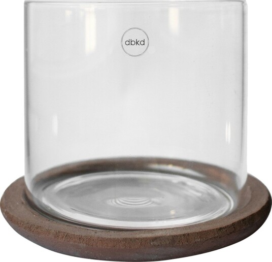 Terra Lyslykte 15 cm, Brun