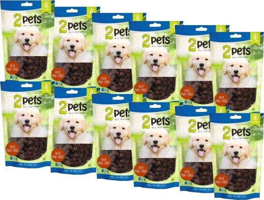 2Pets Minicubes Med Hjort 12 X 100 G 2Pets Minicubes Med Hjort 12 X 100 G