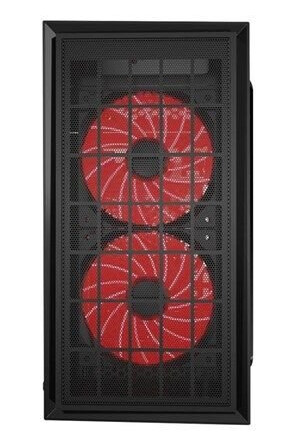 Gembird FORNAX-950R - tower - micro ATX - Kabinett - Tower - Svart