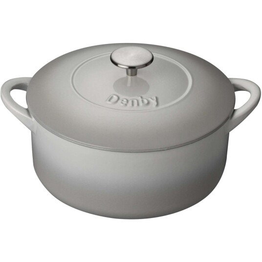 Denby Natural Canvas Rund Støpejernsgryte 26cm 5,2 l Denby Natural Canvas Rund Støpejernsgryte 26cm 5,2 l