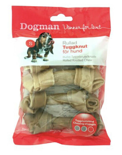 Dogman Tyggeknute små - 4pk Dogman Tyggeknute små - 4pk