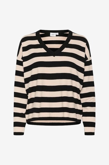 Saint Tropez - Genser FikamSZ V-neck Pullover - Svart