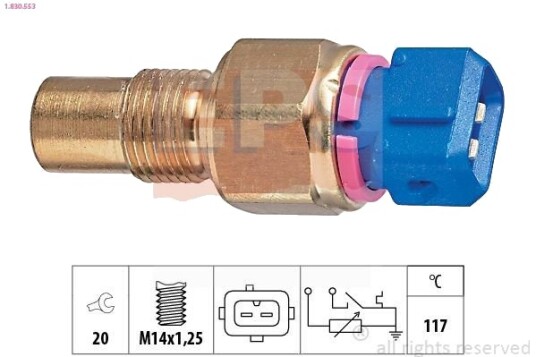 Sensor, motortemperatur EPS 1.830.553