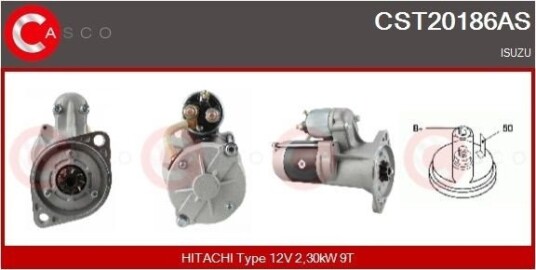 Starter CASCO CST20186AS Starter CASCO CST20186AS