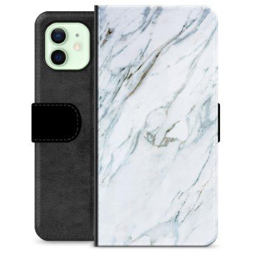 iPhone 12 Premium Lommebok-deksel Marmor