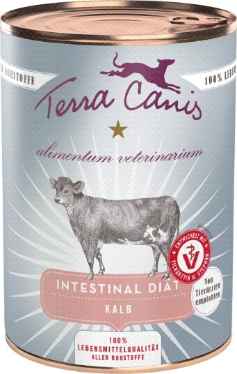 Terra Canis Våtfôr Alimentum Veterinarium Intestinal Kalv 6 X 400 G