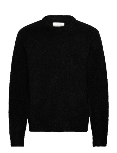 Jack & Jones Jormeadows Knit Boucle Crew Neck - Black - XL Jack & Jones Jormeadows Knit Boucle Crew Neck - Black - XL