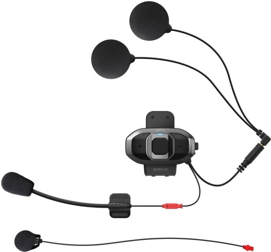 Sena SF4 Bluetooth kommunikasjon systemet enkelt Pack en størrelse Svart