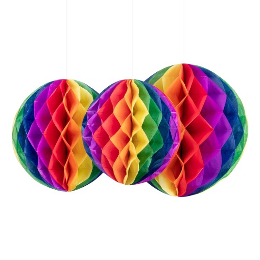 Design House Honeycombs Pride - 3-pakning