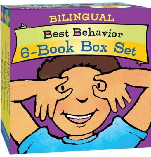 Best Behavior® Bilingual 6 Book Box Set Hands Are Not for Hitting Feet Are Not for Kicking Voices Are Not for Yelling Waiting Is Not Forever Word
