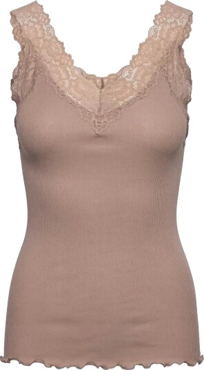 Rosemunde Rwbernadine Organic Cotton Sl Lace Top Cream XL