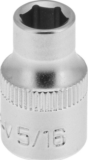 PELA 562475 Pipe Drivstørrelse 3/8", 6-Kant, Kort 5/16"