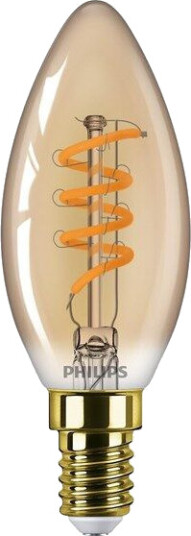 Philips LED-lyspære LED classic 15W B35 E14 GOLD SP D RFSRT4 E14 Philips LED-lyspære LED classic 15W B35 E14 GOLD SP D RFSRT4 E14