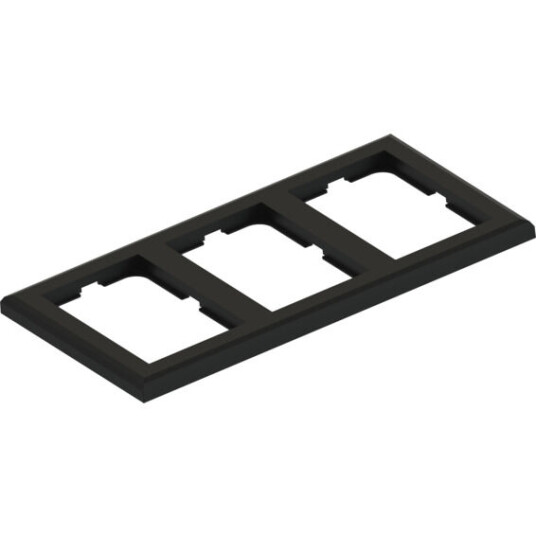 Namron Edge ramme 3x1,5 matt sort - 1402781 Namron Edge ramme 3x1,5 matt sort - 1402781