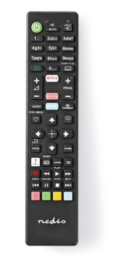 Nedis Tvrc41sobk, Tv, Ir Kabelfri, Trykknapper, Sort Nedis Tvrc41sobk, Tv, Ir Kabelfri, Trykknapper, Sort