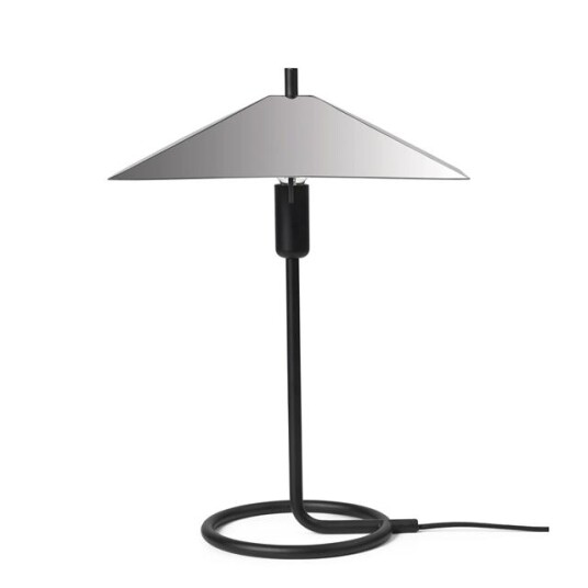 Ferm Living Filo Bordlampe Firkantet Sort/ Speilpolert Ferm Living Filo Bordlampe Firkantet Sort/ Speilpolert