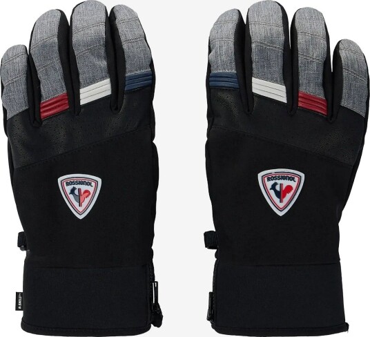 ROSSIGNOL M Strato Ski Gloves R-Shell Dr - HEATHER GREY - XL