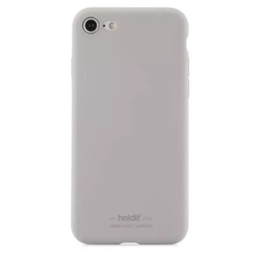 Holdit iPhone SE (2022 / 2020) / 8 / 7 Soft Touch Silikon Deksel - Grå