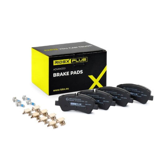 Bremseklosser RIDEX PLUS 402B0684P