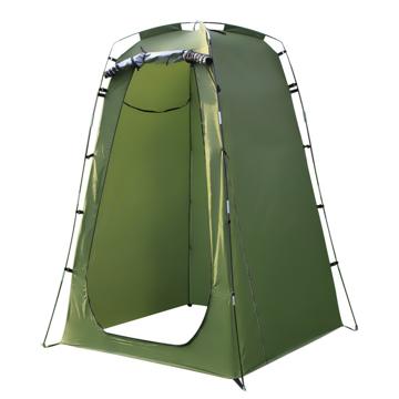 Bærbar Campingdusj og Stelletelt 180cm Army Grøn