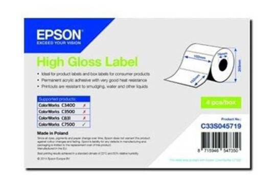 Epson - ternskårne højglansmærkater