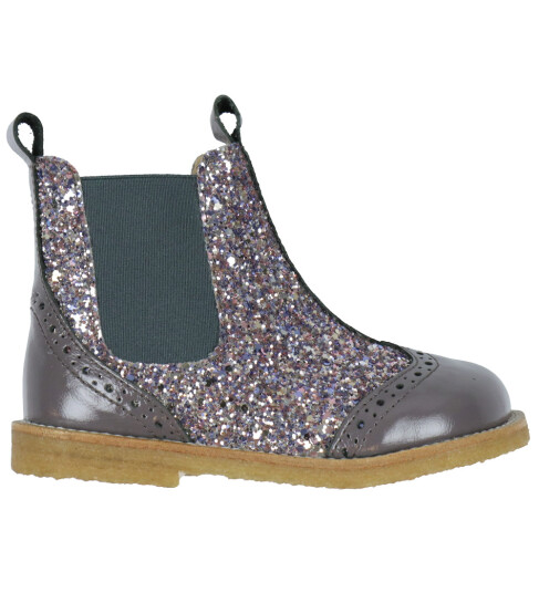 Angulus Støvler Chelsea Lavender/Pastel m. Glitter Angulus 30 Støvler Lilla