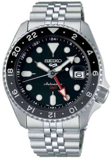 Seiko 5 Sports Herreklokke SSK001K1 Sort/Stål Ø42.5 mm
