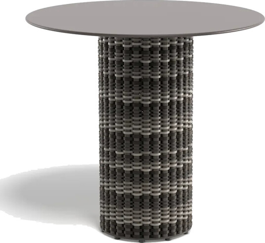 Dedon MYMI bistro bord Ø 80 cm HPL bordplate DHZ black pepper 0317 myezra 0249
