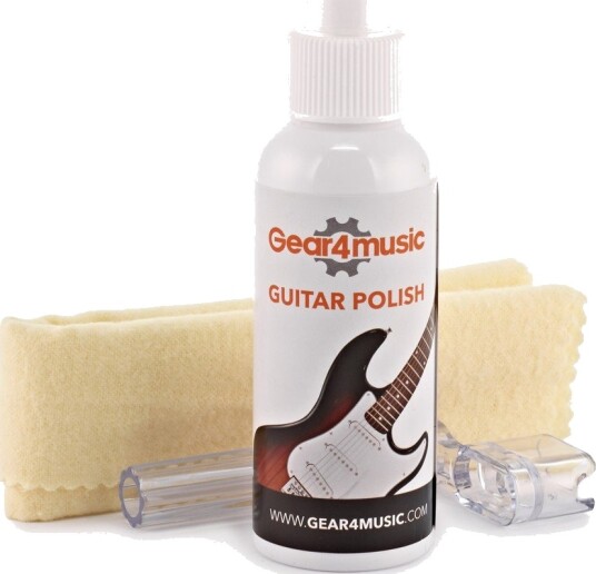 Gear4Music Vedlikeholdssett og Strengdreier til Gitar 100 ml Gear4Music Vedlikeholdssett og Strengdreier til Gitar 100 ml