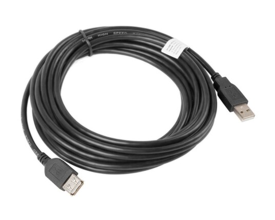 USB Skjøteledning 2.0 AM AF 5 Meter