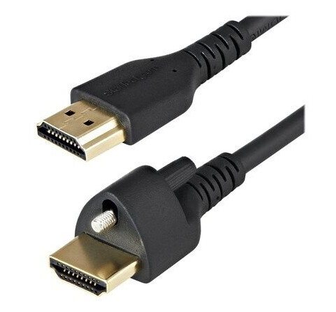StarTech.com HDMI 2.0 Cable with Locking Screw 1m