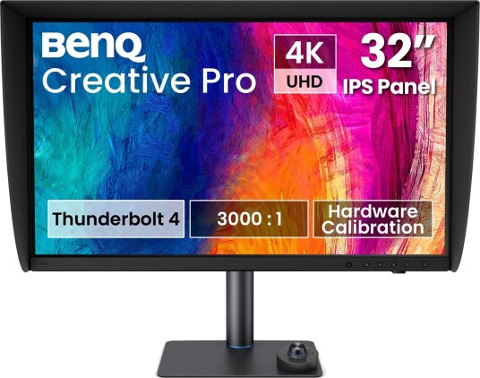 BenQ Creative Pro PV3250U 32" 4K Monitor for Color Grading & Video Editing 9H.Y0GLB.QBE BenQ Creative Pro PV3250U 32" 4K Monitor for Color Grading & Video Editing 9H.Y0GLB.QBE