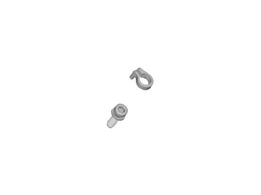 Shimano monteringsskrue med låseclips M6x19mm til bremsekaliper modell BR-M535