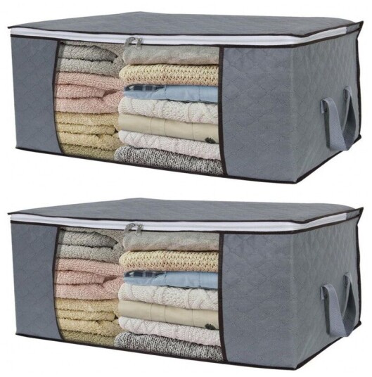 Inf Oppbevaringseske For Laken, Tepper, Klær 2-Pack Inf Oppbevaringseske For Laken, Tepper, Klær 2-Pack