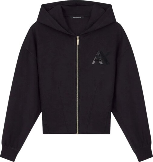 Armani Exchange Dame Gensere & Hettegensere Svart L, Armani Exchange Dame Gensere & Hettegensere Svart L,