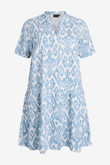 Zizzi   Kjole vViva 1/2 Abk Dress   Flerfarget