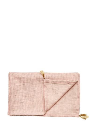 Bloomingville Balder Throw, Rose, Cotton - Pink - 80X100CM