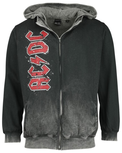 AC/DC Hettejakke - Highway To Hell! - S til XXL - Herrer - svart