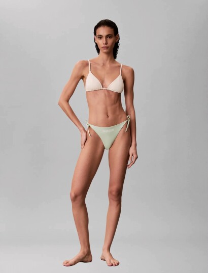 Calvin Klein Side Tie Bottom   Green   XL