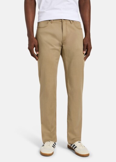 Lee Straight_Fit_Mvp Oscar_Khaki Camel 32/32 Hverdagsbukser