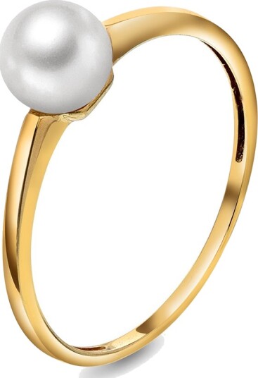 Pan Jewelry Ring i gull med kultivert fvp størrelse Ring i gull med kultivert fvp 52