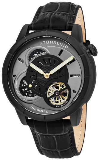 Stührling Original Herreklokke 686.03 Legacy Grå/Lær Ø45 mm Stührling Original Herreklokke 686.03 Legacy Grå/Lær Ø45 mm